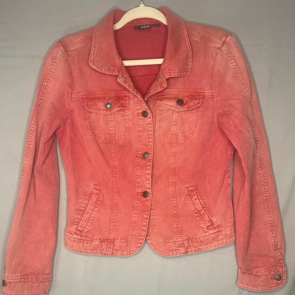 A.N.A  Pink Denim Jacket
